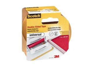 Dubbelzijdige Plaktape Scotch Universeel 50mmx7m - 2