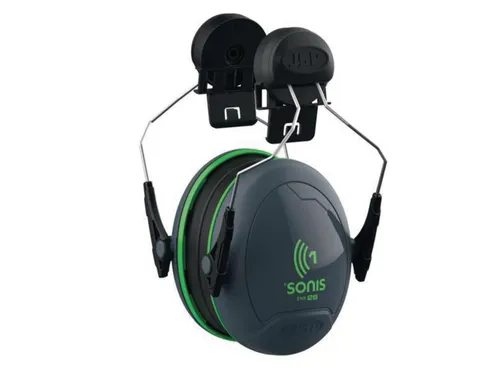 JSP Sonis 1 gehoorkap voor helm, SNR 26 dB, zwart/groen