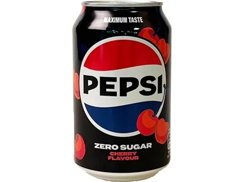 Zero Sugar Cherry frisdrank blik van 33 cl 24 stuks