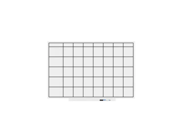 Whiteboard Rocada Skinplanner 75x115cm wit gelakt