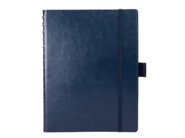Carnet de notes Multo Hannibal A5 bleu similicuir
