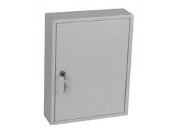 sleutelkast,42haak,HxBxD 350x270x80mm,romp grijs,front grijs