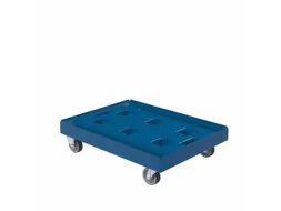 dolly,draagverm. 300kg,laadvl. LxB 814x612mm,platform doorbroken