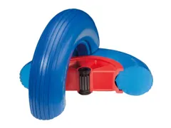 Wiel 75kg Øxb 200x50mm Pu-Band Velg Staalplaat Lijnprofiel Zwart