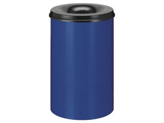 Afvalbak Vlamdovend 110 Liter Blauw - 1