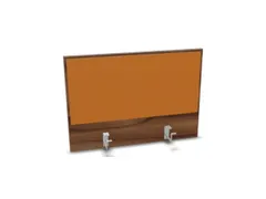 opzetpaneel bureau aanbouw achter NP-tiepolo nut BN3005-geel 800mm