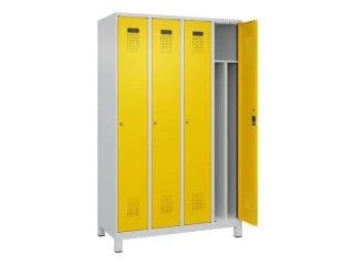 locker voor scheiding van kleding,HxBxD 1950x1200x500mm,4vak - 1