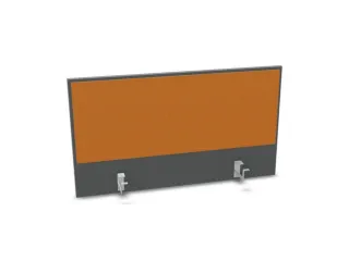 opzetpaneel bureau aanbouw achter MS-donkergrijs BN3005-geel 1000mm - 1