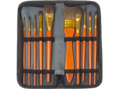 Penselen Kangaro waterverf set van 10stuks in etui