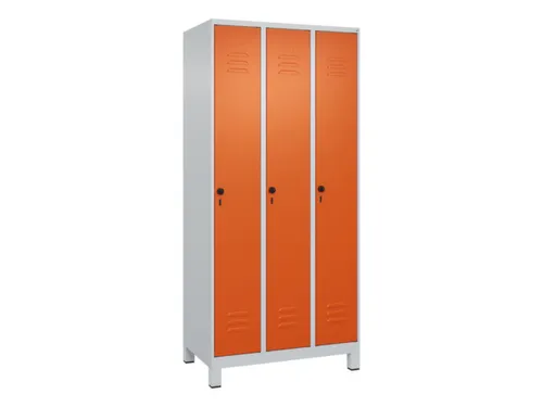 locker voor scheiding van kleding,HxBxD 1950x900x500mm,3vak