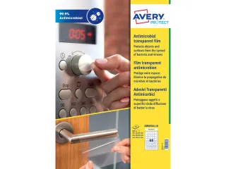 Antimicrobiële stickers assorti transparant permanent - 1