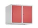 opzetkast,v. locker,2vak.,vak B 300mm,HxBxD 500x600x500mm,cilinderslot