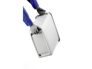 Rechthoekige Afvalbak Durabin 60 Liter Wit - 5
