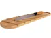 Planche À Pain, Avec Couteau À Pain, En Bambou, Ft 50 X 14 Cm