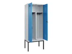 PBM-locker,HxBxD 2120x800x500mm,2vak,vak B 400mm,draaigrendel