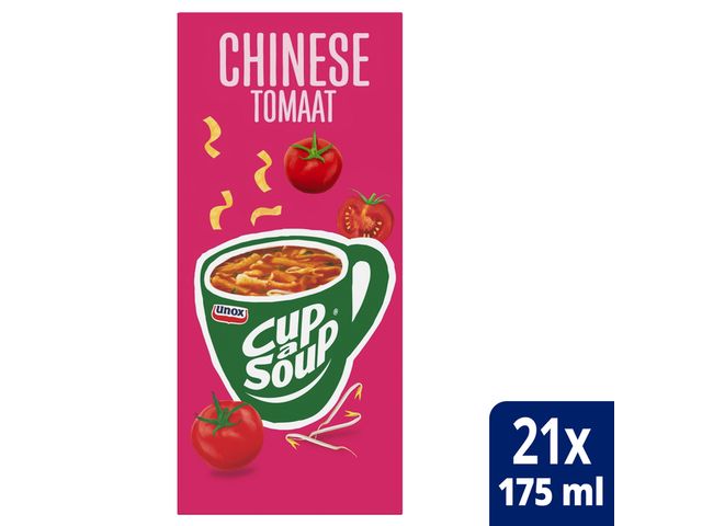 Cup-A-Soup Chinese Tomatensoep 175ml 21 Zakjes | SoepOpHetWerk.nl