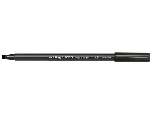 Kalligrafiepen edding 1255 zwart 5.0mm