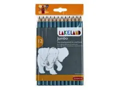 Lakeland grafietpotlood Jumbo HB, pak van 12 stuks