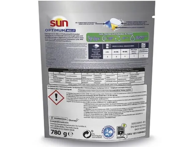 Pro Formula Optimum All In 1 capsules vaatwastabletten, doos 4x52 stuk