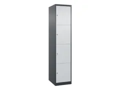 lockerkast,HxBxD 1850x400x500mm,1x4vakken,vak B 400mm,cil.-slot