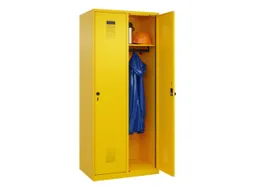 locker,HxBxD 1850x800x500mm,2vak,vak B 400mm,draaigrendel