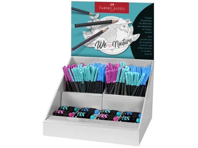 Potlood Faber-Castell Grip Two tone display 240 stuks 144xgrafietpotlo