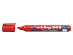Viltstift edding 363 whiteboard beitel rood 1-5mm