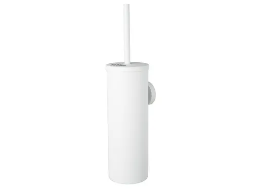 Toiletborstelset Satino metaal wit 332140