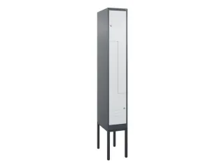 Z-garderobekast,HxBxD 2120x300x500mm,vak B 150/300mm,cil.-slot - 1