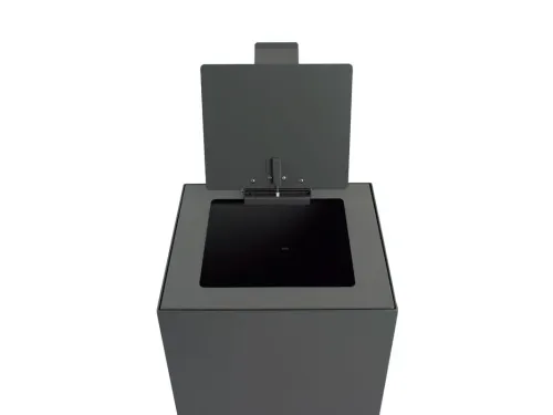 V-Part Top met klepdeksel voor Modulaire Afvalbak 85 en 90 L Grijs