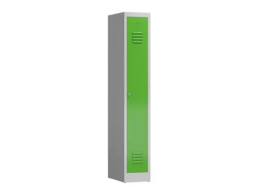garderobekast,HxBxD 1800x310x500mm,1vak,klink,sokkel,romp RAL7035