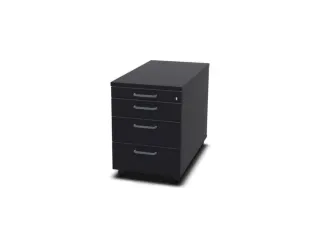 mobiel ladeblok,HxBxD 600x430x800mm,3lade(n),m. beugelgreep,CC-zwart - 2