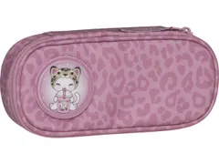 Etui Beckmann ovaal Leeg Furry pink