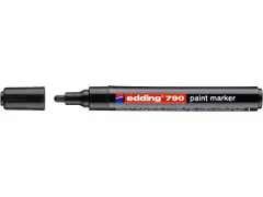 Paintmarker edding 790 alcoholbasis 2-3mm zwart