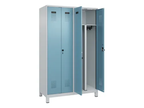 PBM-locker,HxBxD 1950x1200x500mm,4vak,vak B 300mm,draaigrendel