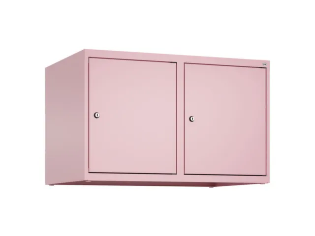 opzetkast,v. locker,2vak.,vak B 400mm,HxBxD 500x800x500mm,cilinderslot