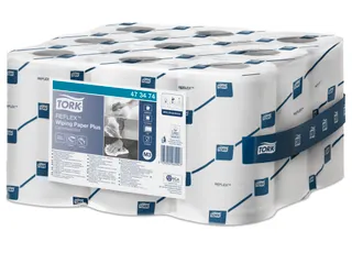 Tork 473474 Poetspapier M3 2-Laags Mini Centerfeed Smartcore Wit - 1