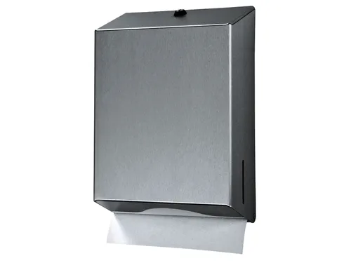 Handdoekdispenser Euro Products universeel groot zilver 438190