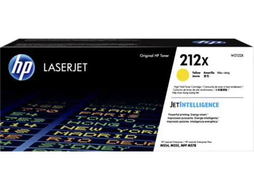 HP W2122X 212X Toner Geel XL Originele Tonercartridge