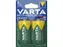 Batterij oplaadbaar Varta D 3000mAh blister a 2 stuks
