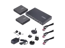 4-Poort HDMI Extender en Splitter Over CAT6