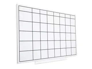 Whiteboard Rocada Skinplanner 75x115cm wit gelakt - 4