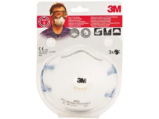 Fijnstofmasker Ffp2 Cup Uitademventiel Blister 3 Stuks - 1