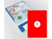 Etiket Rillprint 210x297mm fluorrood 100 etiketten