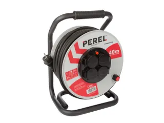 Professionele Neopreen Kabelhaspel - 40m - 3G2.5 - 4 Stopcontacten - - 2