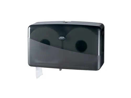 Euro 431057 Pearl Black jumbo duo-mini toiletrolhouder
