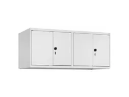 opzetkast,v. locker,4vak.,vak B 300mm,HxBxD 500x1200x500mm,vleugeldeur