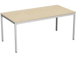 Bureau Hxbxd 720x1600x800mm Bladdecor Esdoorn Frame Ral7035