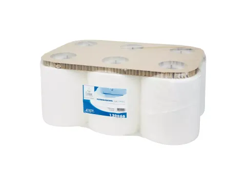 2-laags Handdoekrol Wit Voor Tork Matic Doos A 6 Rol