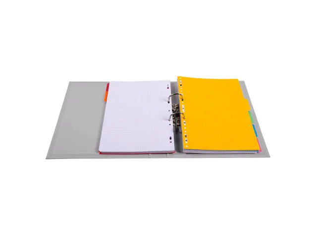 Classeur à levier PVC A4 dos de 50mm. - Gris